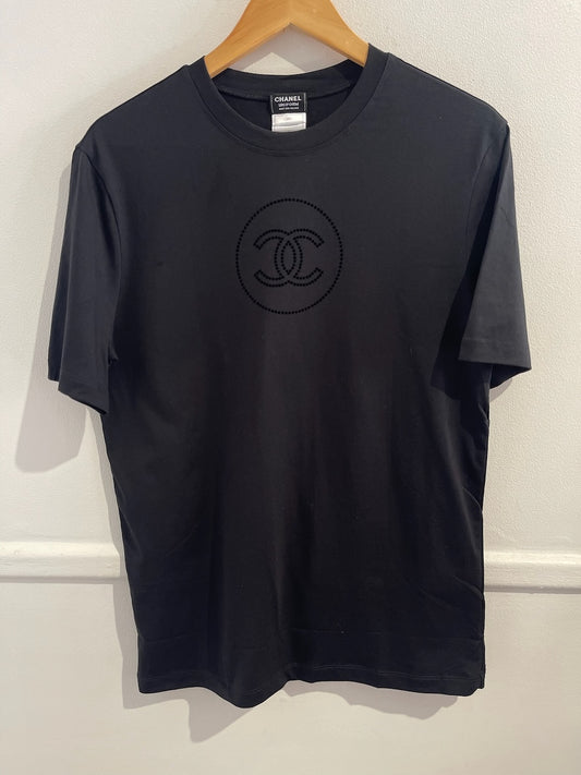 T-shirt Chanel noir T.S