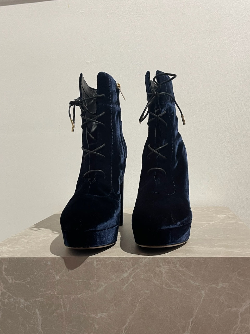 Bottines Jimmy Choo bleues T.40,5