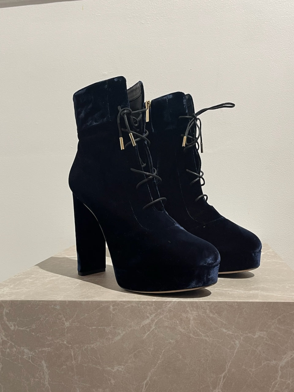 Bottines Jimmy Choo bleues T.40,5