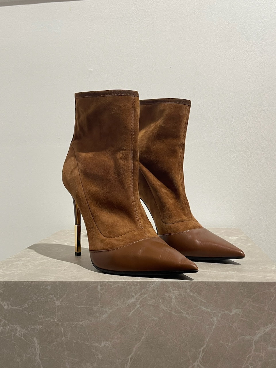 Bottines Balmain camel T.41