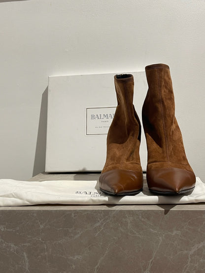 Bottines Balmain camel T.41