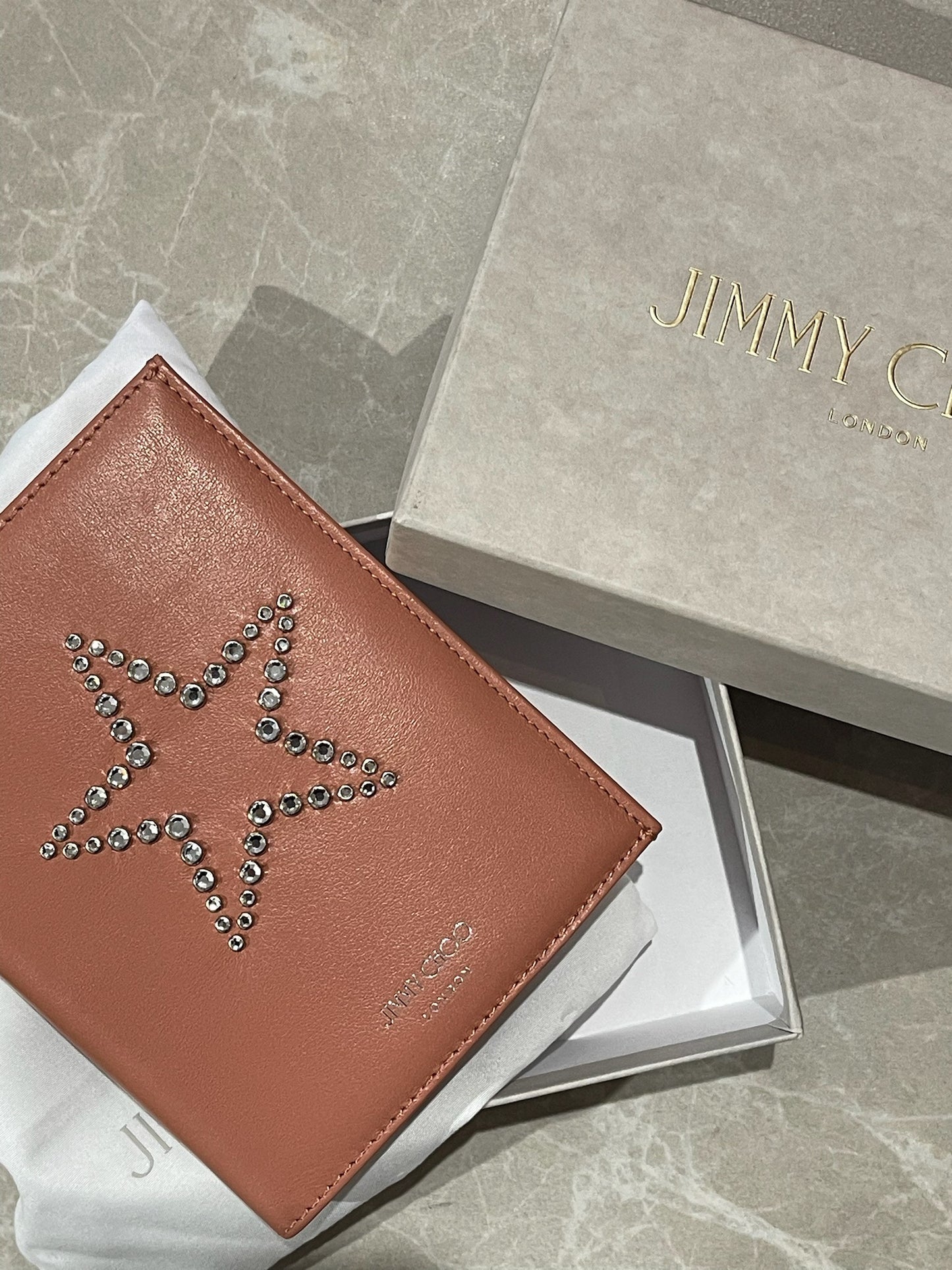 Etui passeport Jimmy Choo NEUF