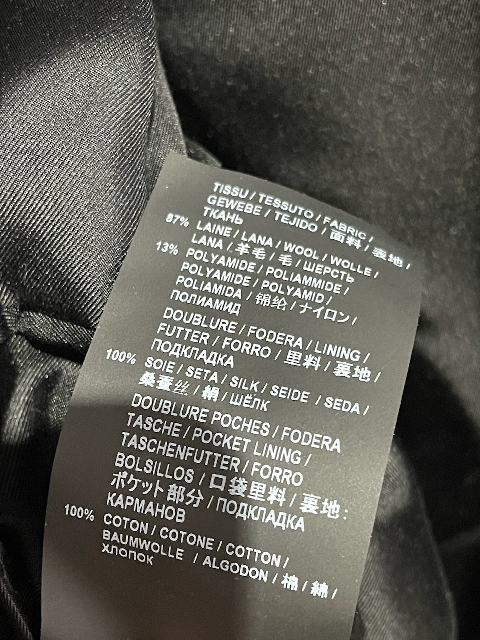 Veste Saint Laurent grise T.40