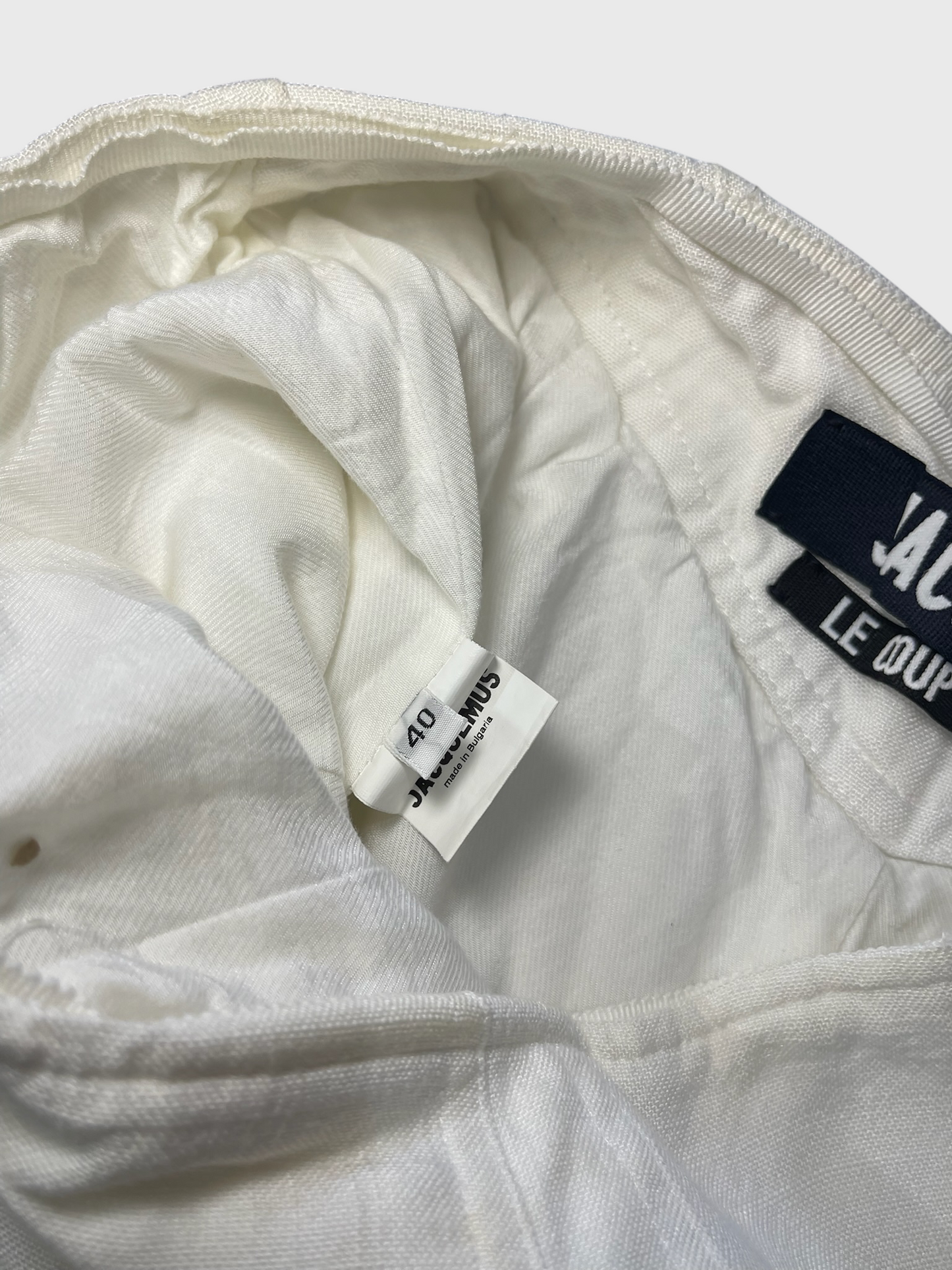 Pantalon Jacquemus blanc T.40