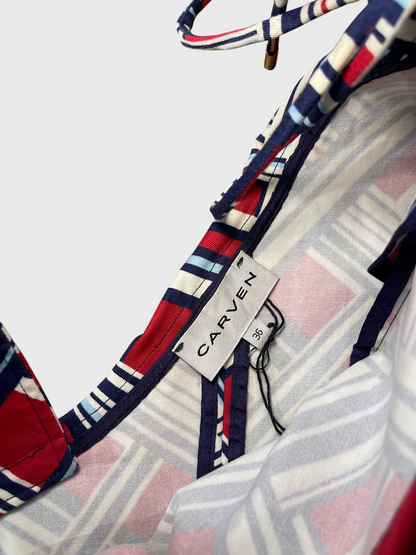Top Carven imprimé T.36