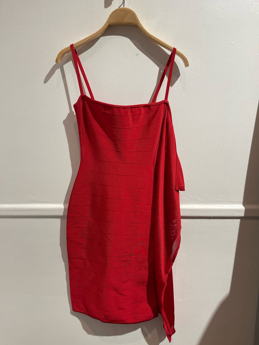 Robe Herve Leger rouge T.S