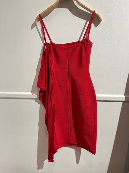 Robe Herve Leger rouge T.S
