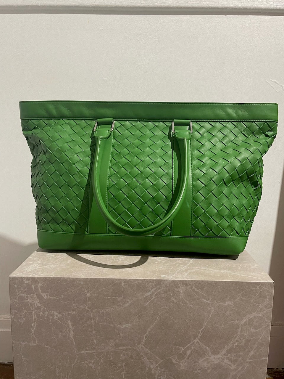 Sac cabas Bottega Veneta vert