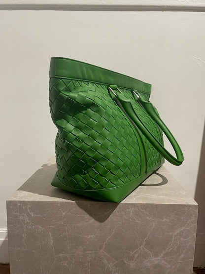 Sac cabas Bottega Veneta vert