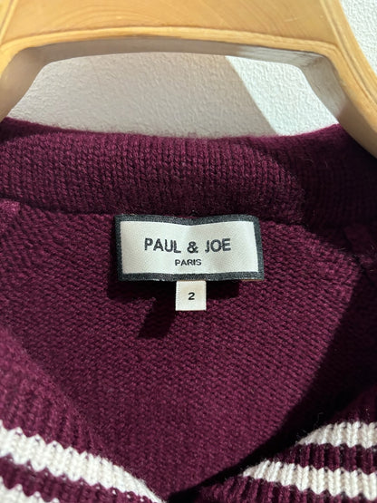 Gilet Paul & Joe bordeaux T.2