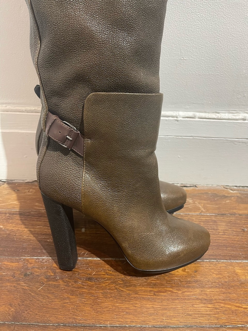 Balenciaga store bottes brun