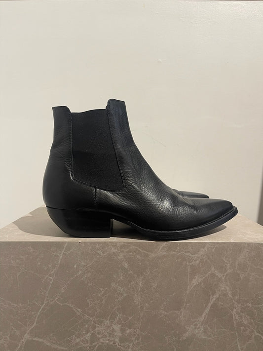 Bottines Saint Laurent noires T.40