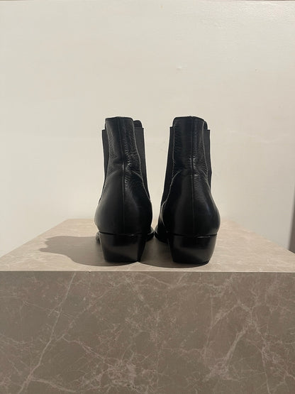 Bottines Saint Laurent noires T.40