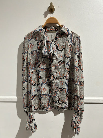 Blouse Balenciaga imprimée T.40