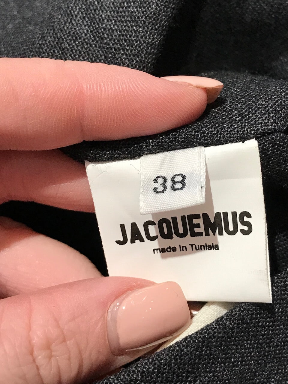 Top Jacquemus noir T.38