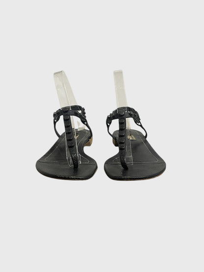 Sandales Balenciaga noires T.38