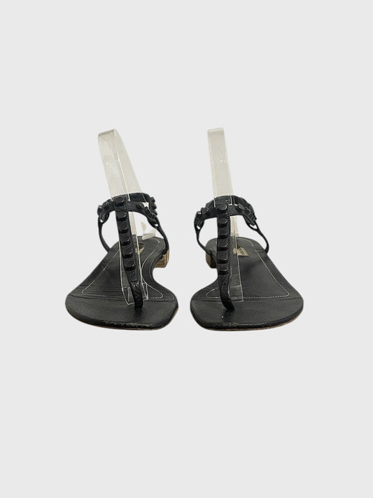 Sandales Balenciaga noires T.38