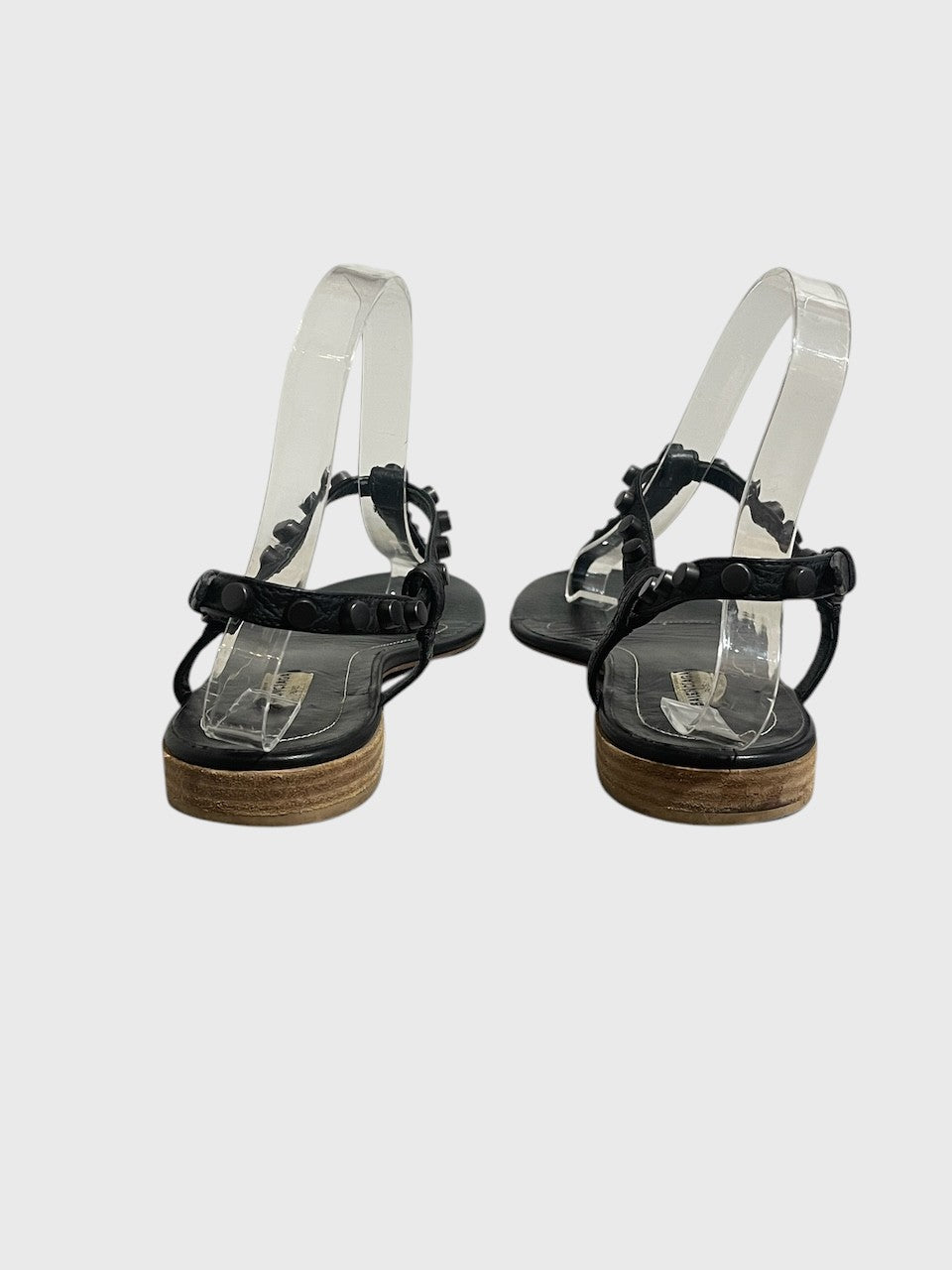 Sandales Balenciaga noires T.38