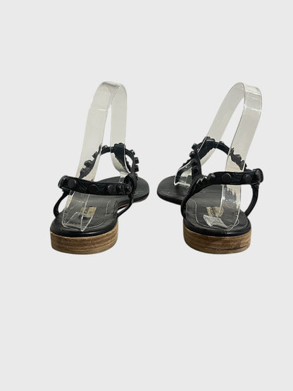 Sandales Balenciaga noires T.38