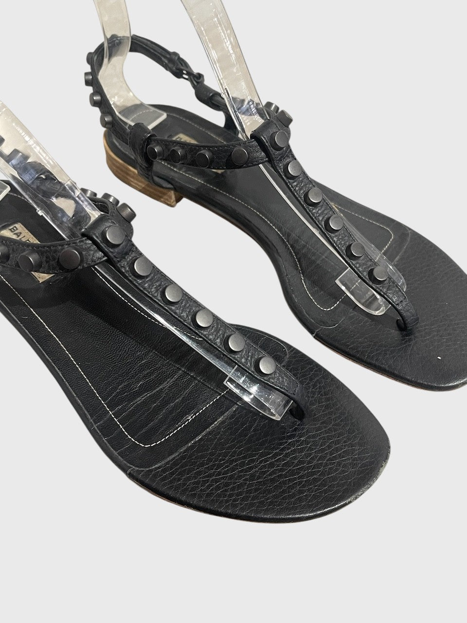 Sandales Balenciaga noires T.38