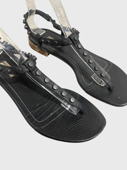 Sandales Balenciaga noires T.38