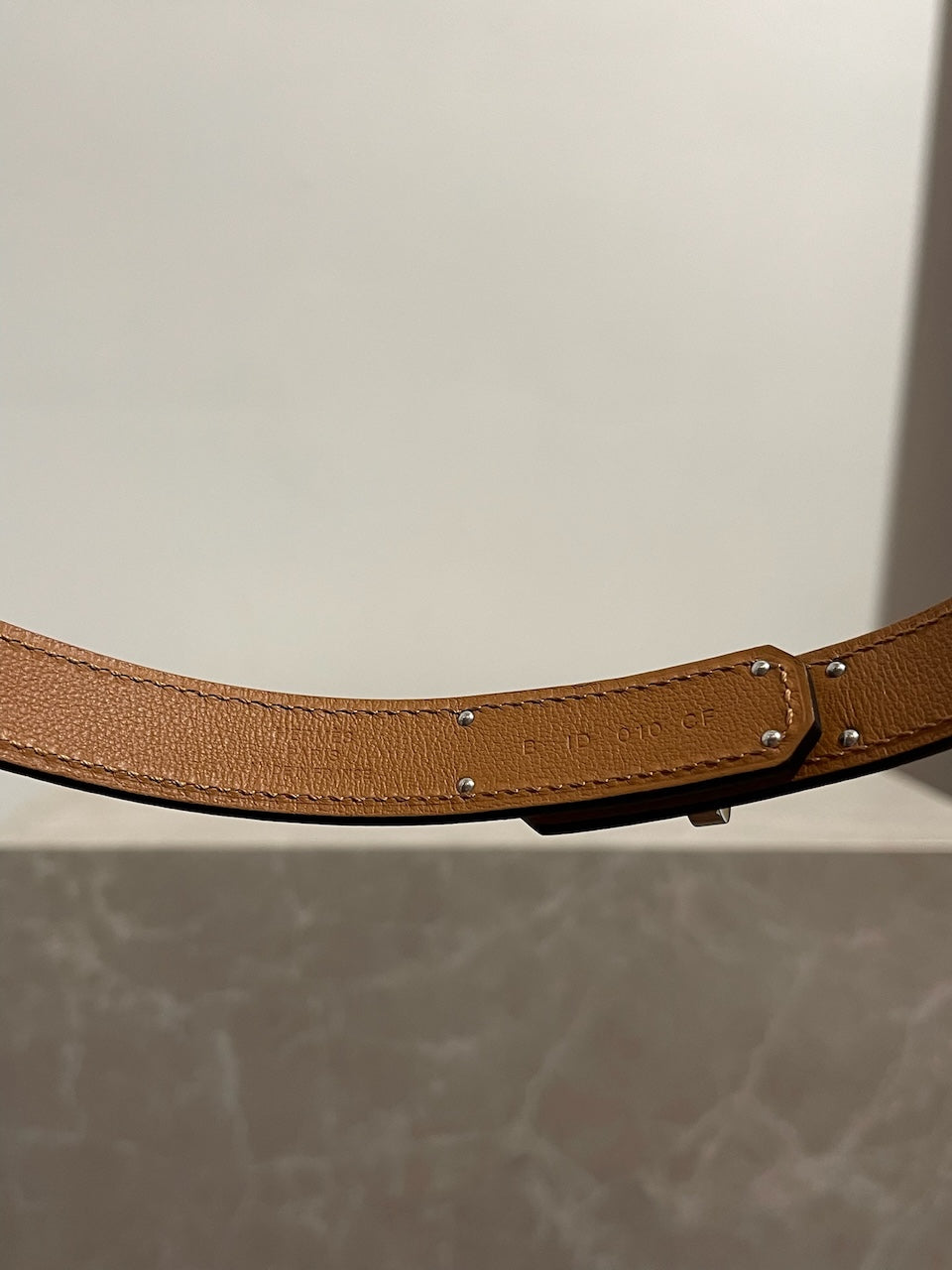 Ceinture Hermès Kelly gold
