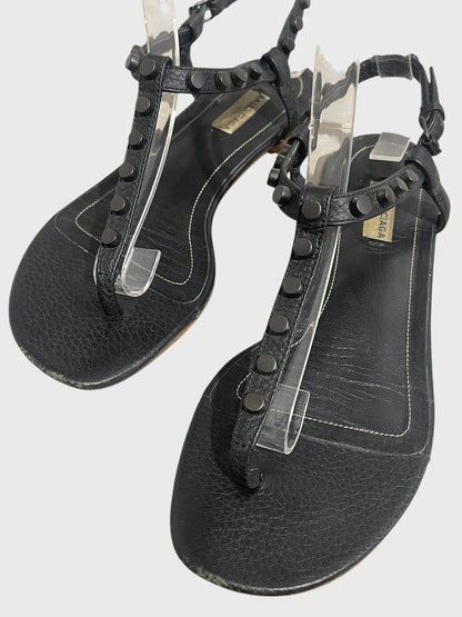 Sandales Balenciaga noires T.38