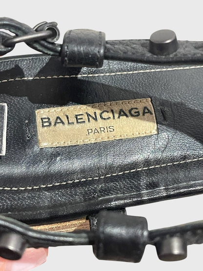 Sandales Balenciaga noires T.38