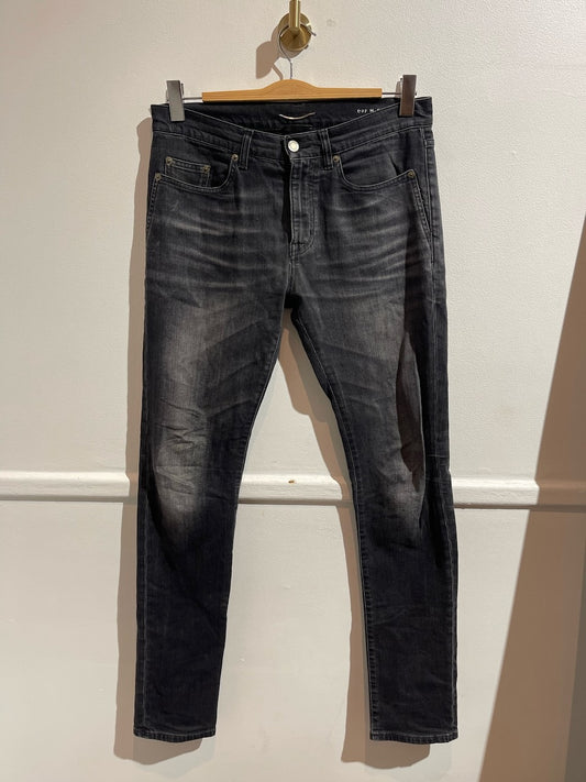 Jeans Saint Laurent noir T.30
