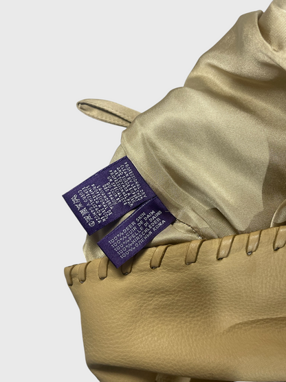 Jupe Ralph Lauren cuir T.36