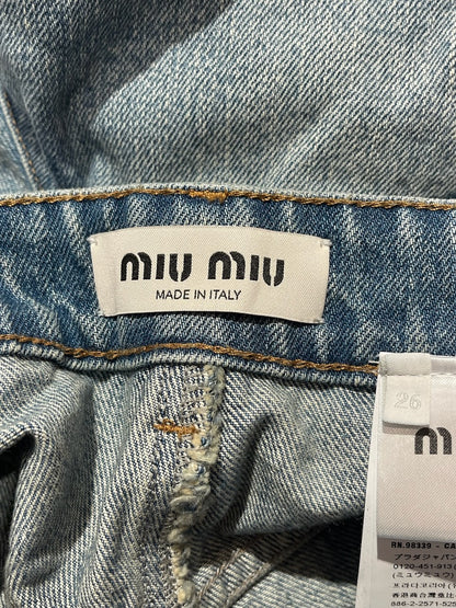 Short Miu Miu en jeans T.26