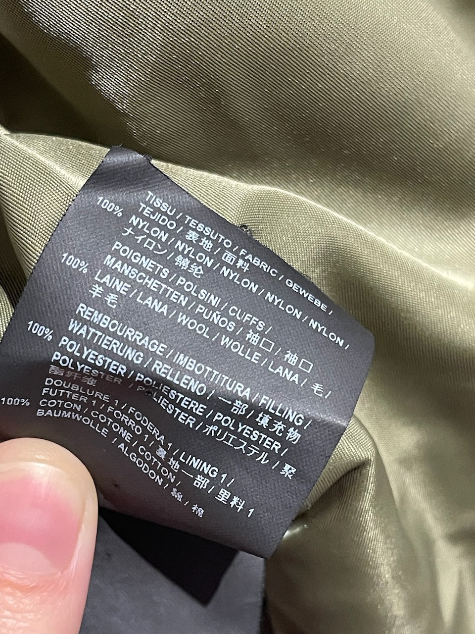 Veste Saint Laurent kaki T.40