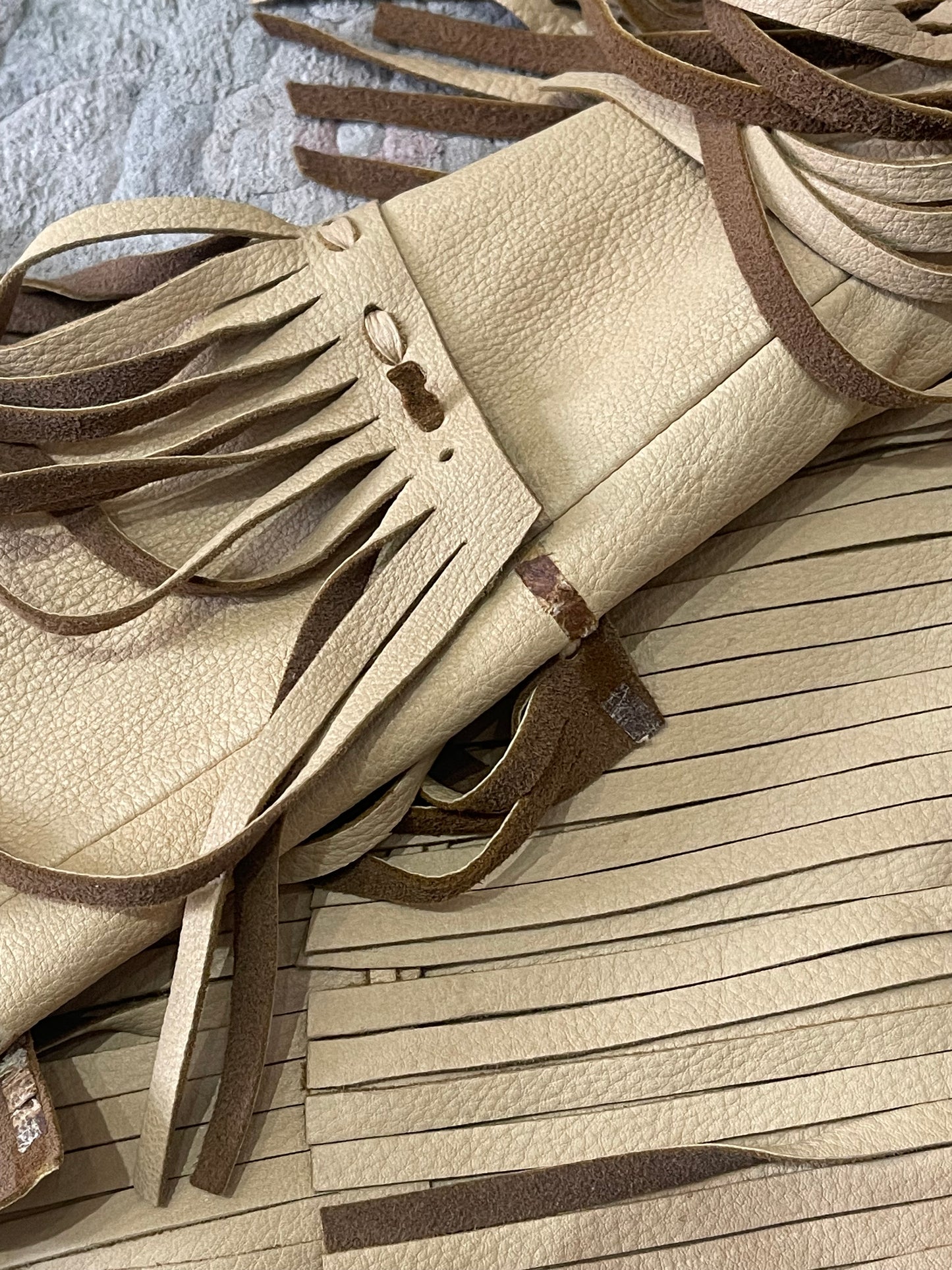 Jupe Ralph Lauren cuir T.36