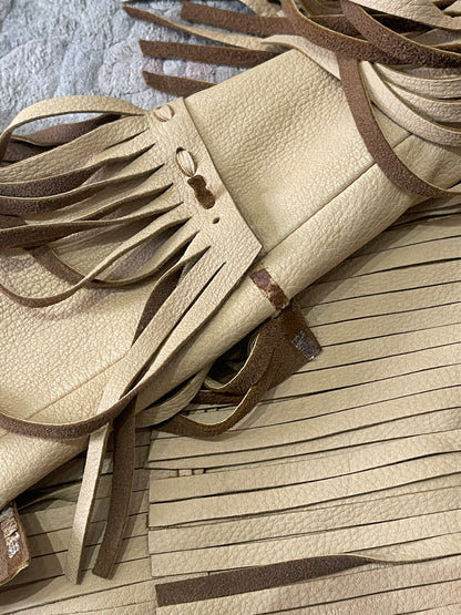 Jupe Ralph Lauren cuir T.36