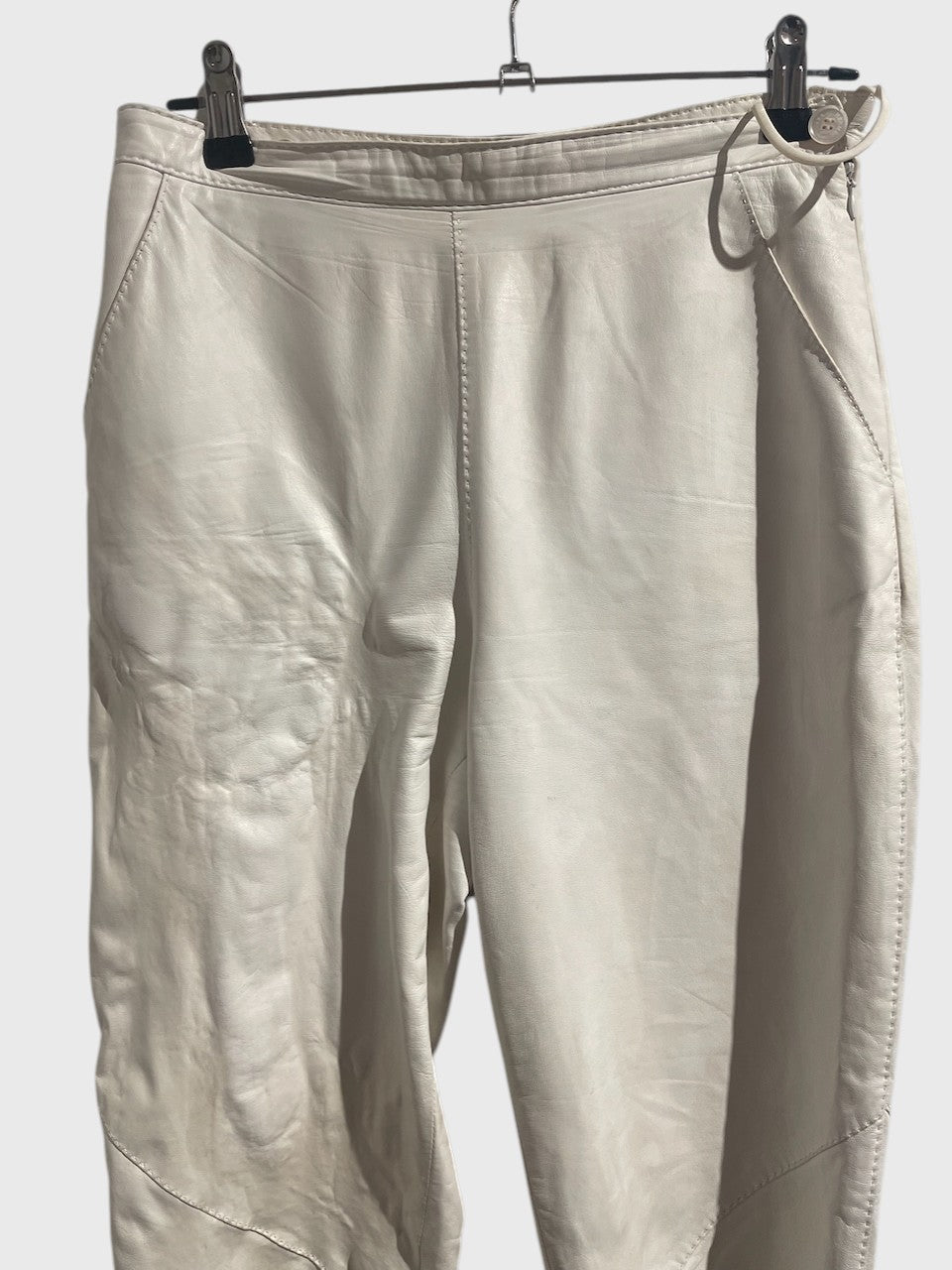 Pantalon Hermès blanc T.38