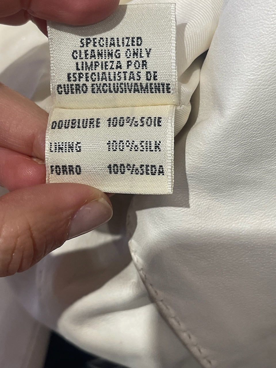 Pantalon Hermès blanc T.38