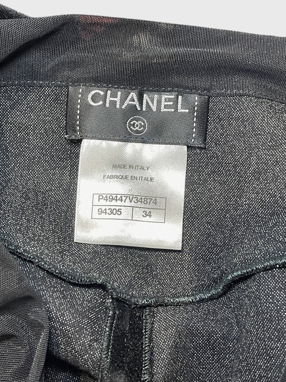 Pantalon Chanel noir T.34