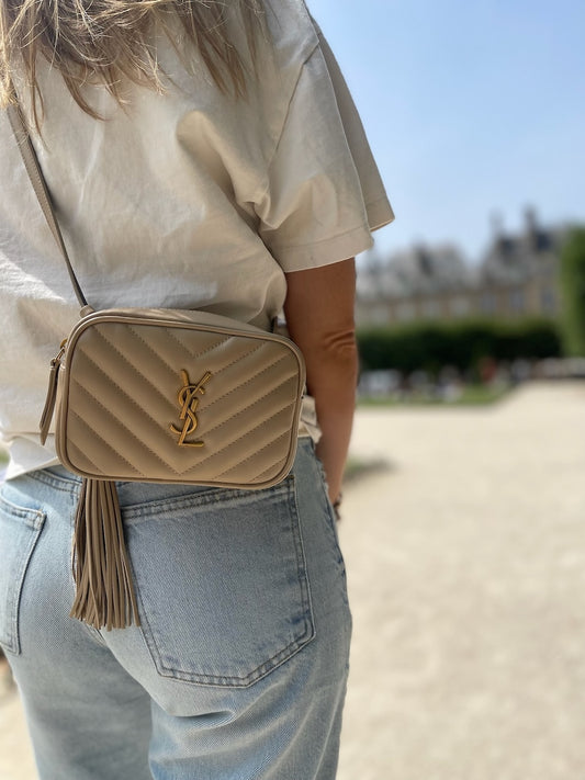 Sac Saint Laurent Lou beige NEUF