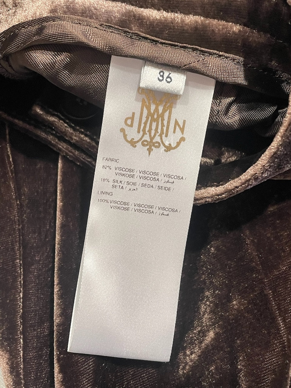 Pantalon dMn marron T.36