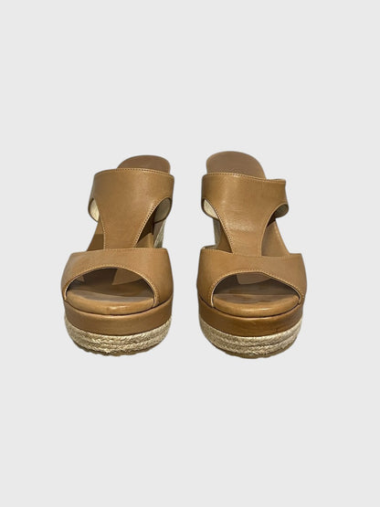 Sandales Jimmy Choo beiges T.36,5