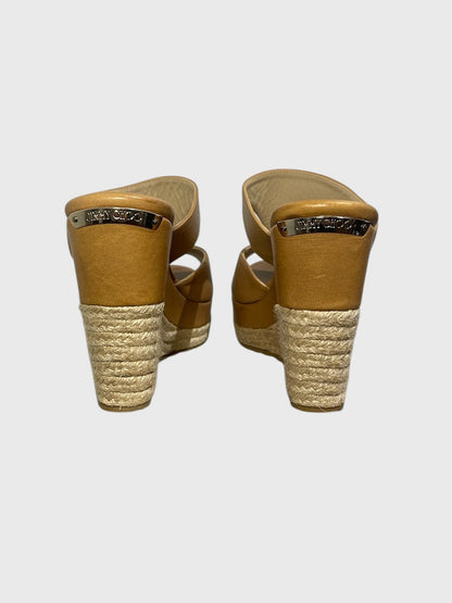 Sandales Jimmy Choo beiges T.36,5