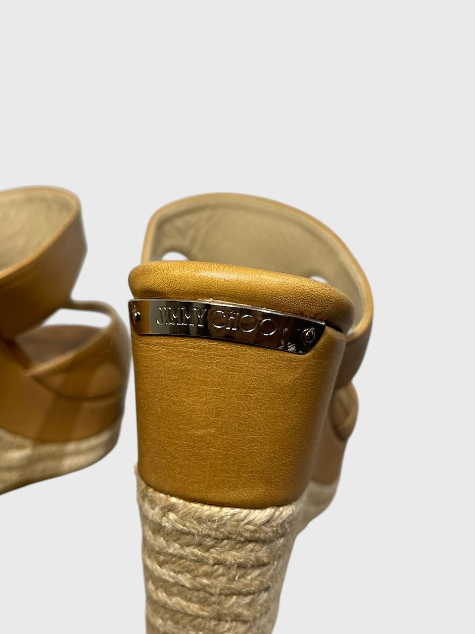Sandales Jimmy Choo beiges T.36,5