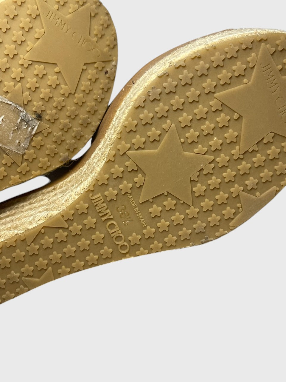 Sandales Jimmy Choo beiges T.36,5