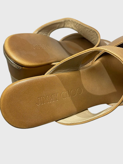 Sandales Jimmy Choo beiges T.36,5