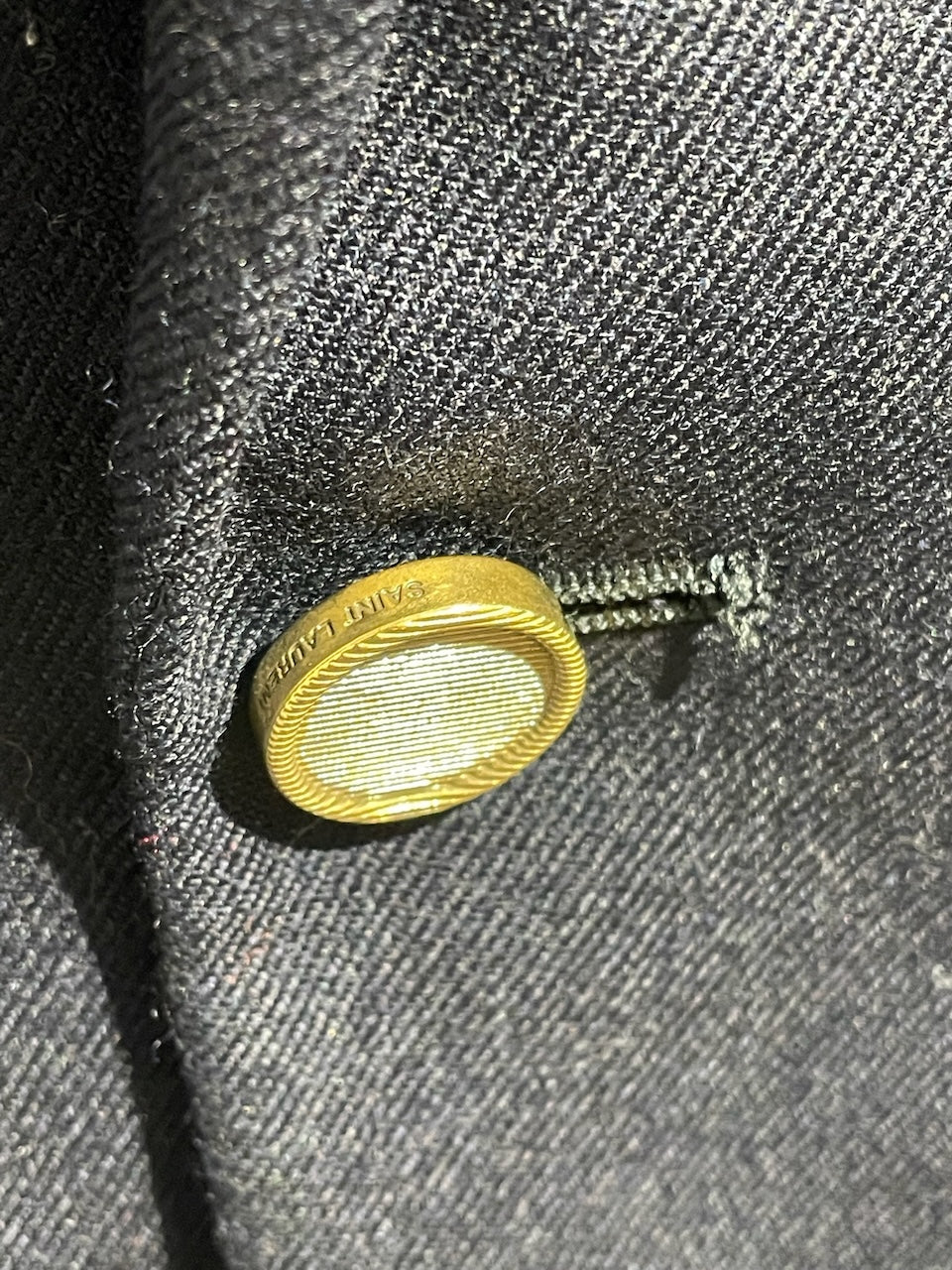 Veste Saint Laurent bleu marine T.36