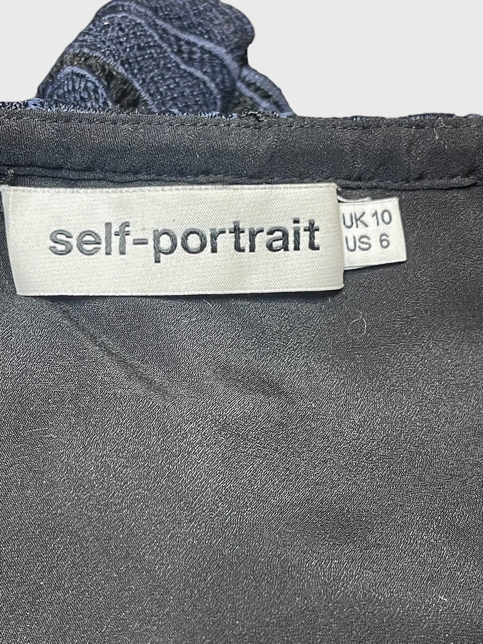 Top Self Portrait bleu T.38