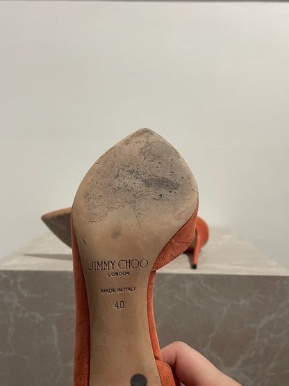 Escarpins Jimmy Choo corail T.40