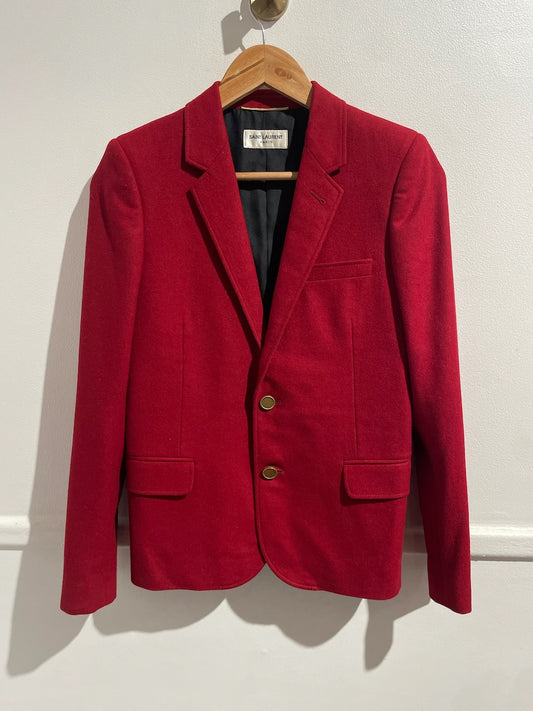 Veste Saint Laurent rouge T.36
