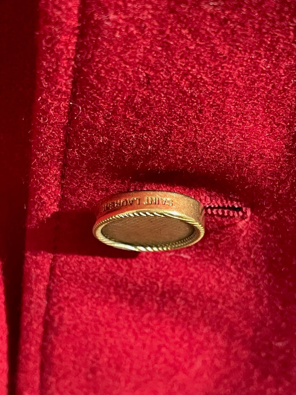 Veste Saint Laurent rouge T.36