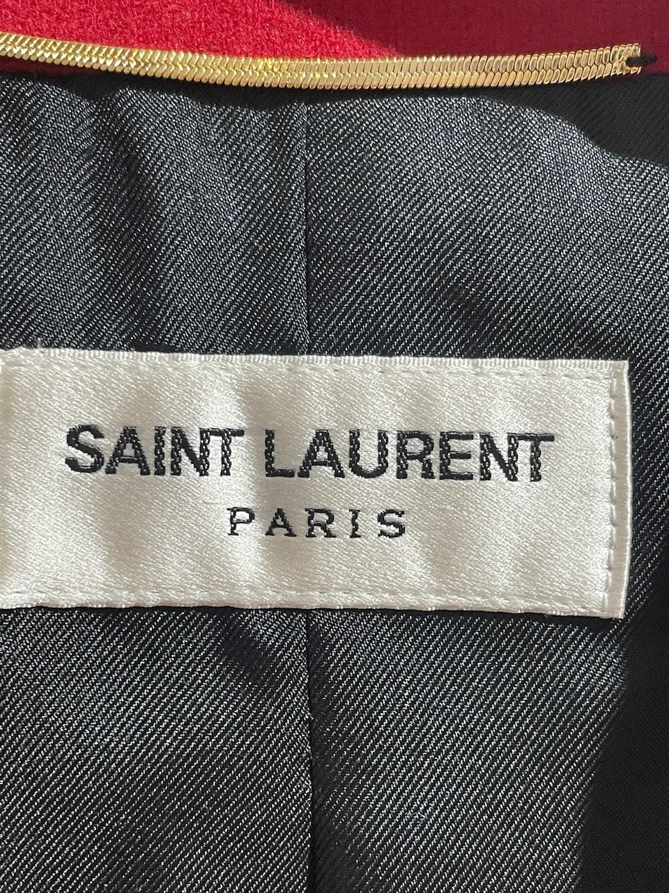 Veste Saint Laurent rouge T.36
